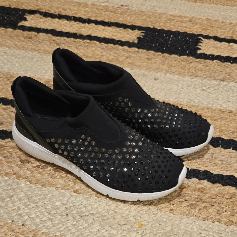 MICHAEL Michael Kors Ace Scuba Slip On Sneakers, Glitter Stones, Statement, 7.5